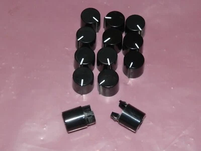 TOA 900 Series II 900 Mixer Amp Knobs - Set Of Eleven Plus Two Lock-out Knobs - Image 1 of 2