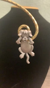 Lindo broche para perro de 2 piezas firmado por Jonette ""JJ - Imagen 1 de 6