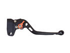 1x black long motorbike brake lever orange for Kawasaki vn 1600 meanstreak 04-06