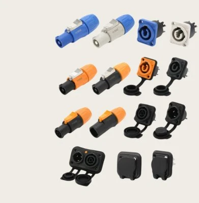 IP65 Powercon Cable End Power Out, SAC3FCA  ZAC3MPA-WP Rated 20A/250V (AC) - Image 1 of 4