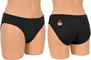 Reebok CrossFit Girls Athletic Pants Swimsuit Bikini Slip Children Black - Picture 1 of 7