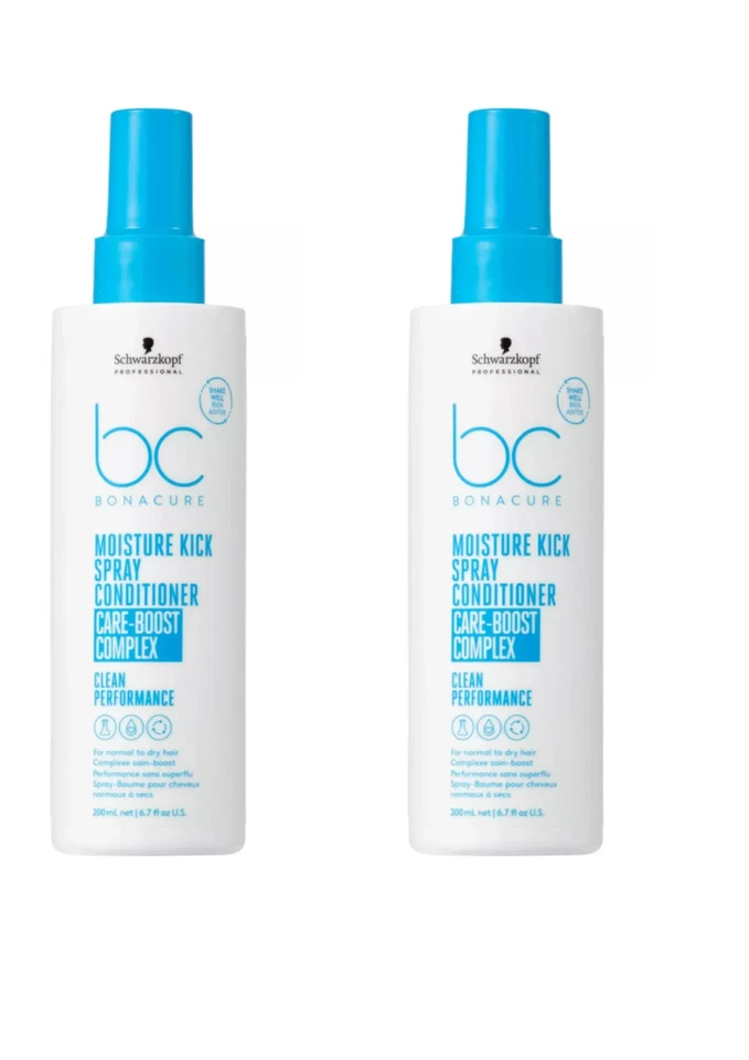 Schwarzkopf Bonacure Moisture Kick Spray Conditioner 2x 200 ml = 400 ml