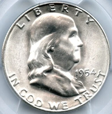 1954-S Franklin Half Dollar, PCGS MS64FBL - Image 1 of 3