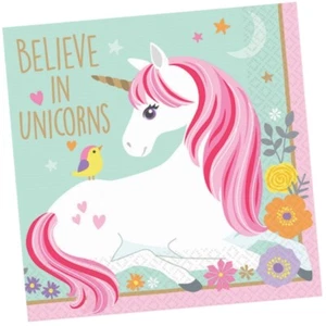Magical Unicorn Napkins Beverage 16CT - Picture 1 of 1