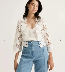 Review Trina Lace Jacket. Sz Large. 12 Or 14. NWOT. Rrp$149.95 - Picture 1 of 7