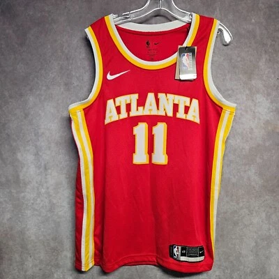 Camiseta Swingman ícone 48 L nova com etiquetas Nike Dri-Fit NBA Atlanta Hawks Trae Young 11 - Imagem 1 de 4