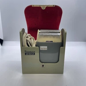 VINTAGE RONSON ELECTRIC SHAVER 260 IN GOOD WORKING CONDITION WITH CASE - Bild 1 von 20