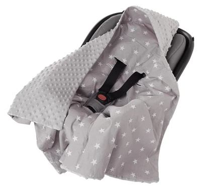 Medi Partners Einschlagdecke Baby Babyschale 100% Baumwolle für Sommer 85x85cm K - Bild 1 von 4