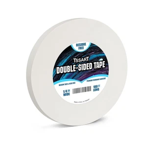 Ultra-Thin Permanent Double-Sided Tape - Double Sided 1/4inch, Translucent  - Bild 1 von 7