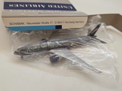 Schabak Plane Airlines 1/600 Boeing 777 United Airlines - Image 1 of 4