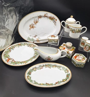 Fitz & Floyd St Nicholas Signed Robert Floyd Japan, You Choose Pieces