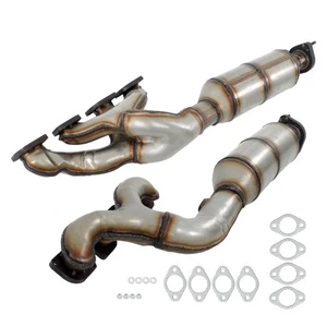 For BMW 750i/750Li 4.8L V8 2006 2007 2008 Left and Right Catalytic Converter - Picture 1 of 17