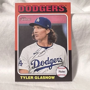 Béisbol 2024 Topps Heritage High Number #530 Tyler Glasnow Los Angeles Dodgers - Imagen 1 de 2