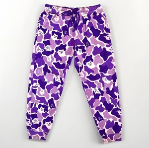 RIPNDIP Lord Nermal Camo Sweat Pants Purple Jogginghose Cat XL Streetwear Skate - Bild 1 von 15