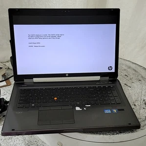 HP ELITEBOOK 8760W XU089UT#ABA Laptop I7-2630QM 16GB SEE NOTES - Picture 1 of 8