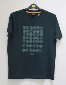 Hugo Boss slim Fit T-Shirt | 200+-gms Cotton | S | Bottle green - Picture 1 of 5