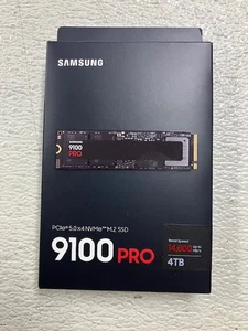 🚀 Samsung 9100 Pro 4TB NVMe M.2 PCIe 5.0x4 SSD – 14,800MB/s Read – New Sealed U - Picture 1 of 4