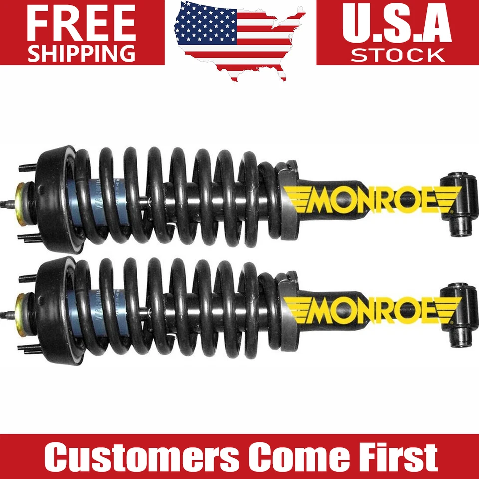For Ford Explorer 02-03 Monroe New Front Replacement Struts Pair Foto 1 de 2
