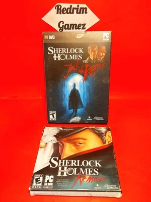 Rompecabezas de videojuegos Sherlock Holmes vs Jack The Ripper/Nemesis Windows PC CD-Rom Foto 1 de 4