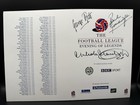 1999 Evening of Legends Menu Signed Best, Gascoigne, Macdonald BECKETT PASSED