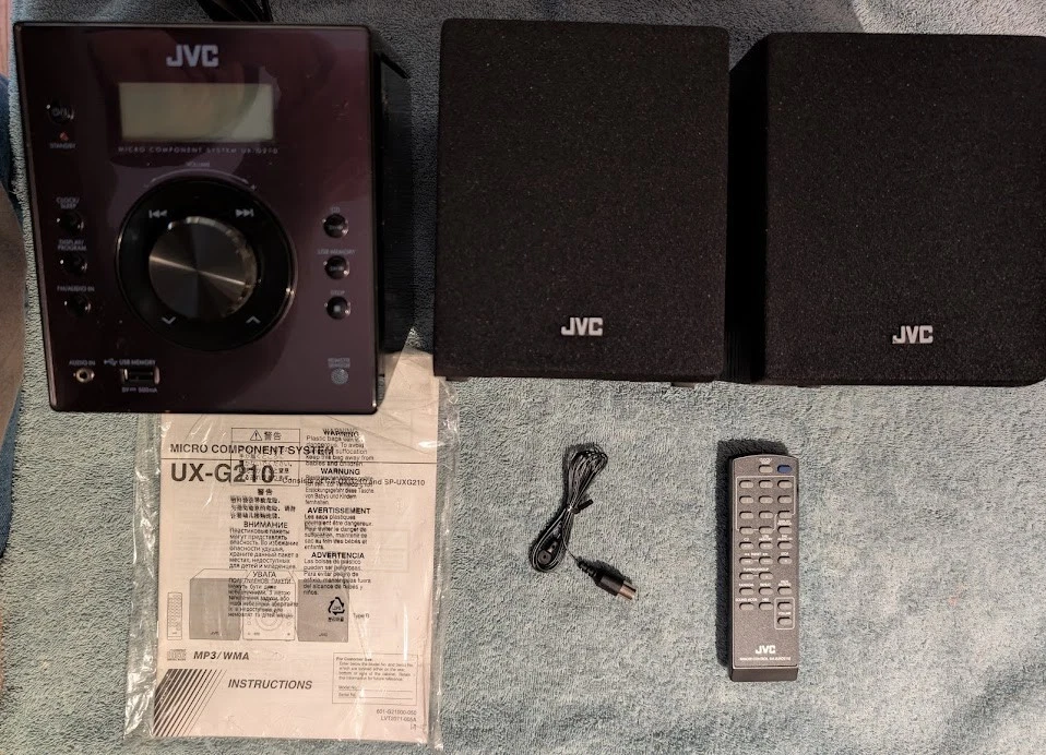 Sistema de microcomponentes de radio CD/USB/FM JVC UX-G210 Foto 1 de 4