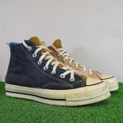 Converse Trainers Size 5.5 Womens Shoes Suede Fur Hi Top Lift Sneakers Shearling - Image 1 of 4