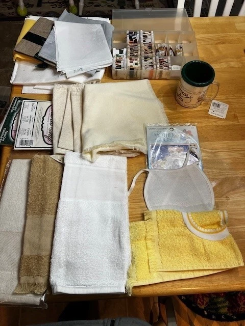 Mixed lot of cross stitch supplies from CHarles Craft and others! - Image 1 of 4