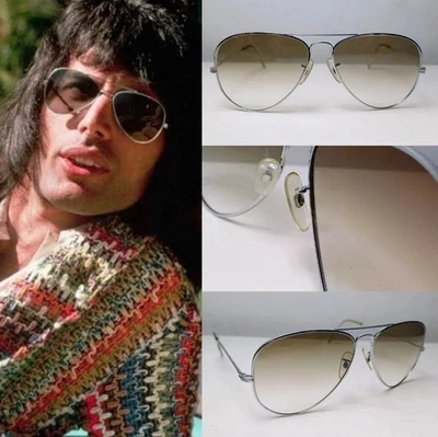 Gafas de sol vintage piloto años 70 INDO España lentes minerales Freddie Mercury Queen Foto 1 de 4