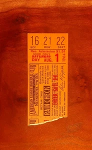 Mickey Mantle☄ HOF Blasts Career Home Run HR #440 Ticket Stub 1964 Yankees Twins - Picture 1 of 12