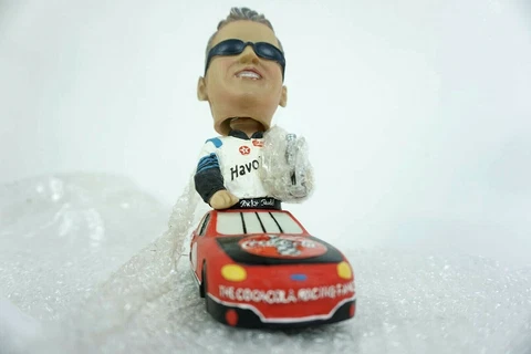 Ricky Rudd bobble head red Coca cola Arbys racing car NIB man cave room keepsake Cover