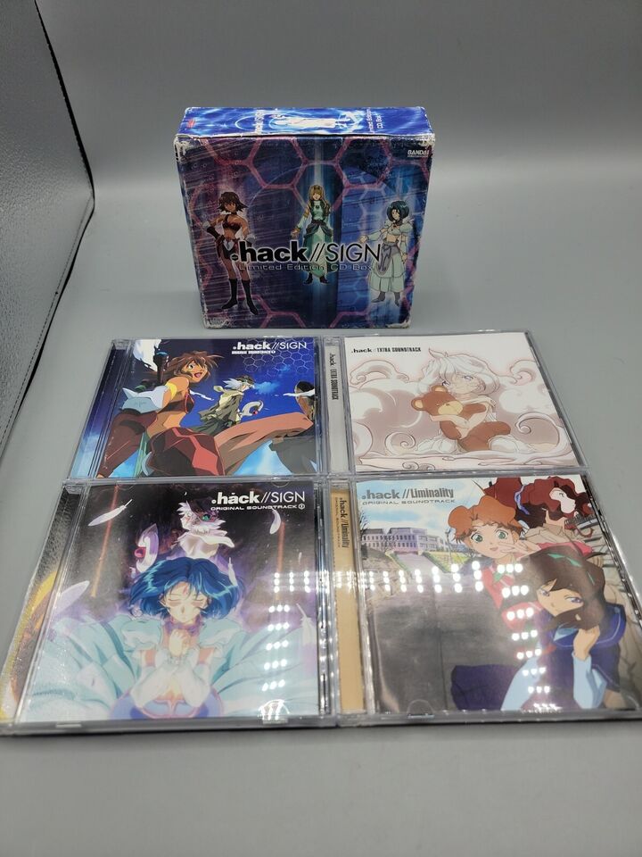 Complete - dot .hack // Sign Limited Edition CD Box CIB Soundtrack -  TESTED!