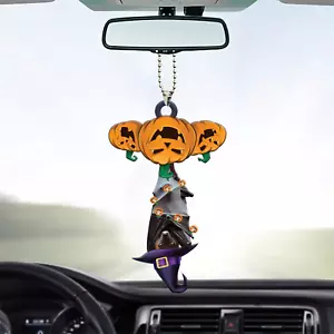 Bat Halloween Ornament, Bat Halloween Decor, Bat Hanging Car Ornament Gift - Picture 1 of 5