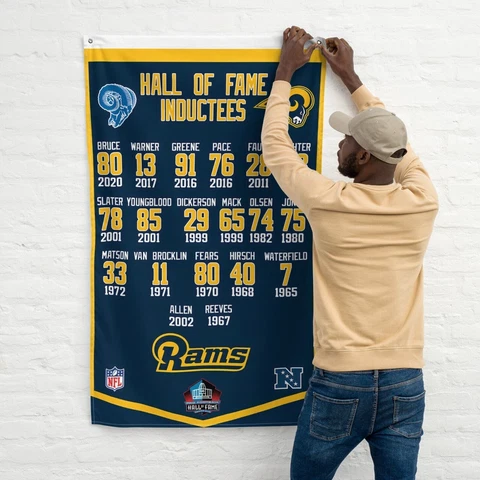 Premium Flag Los Angeles Rams 3x5 ft Banner Super Bowl LVI Champs NFL LA Winners Cover