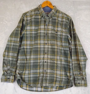 Michael Bastian Mens Large Green Plaid Corduroy Long Sleeve Shirt - Picture 1 of 8