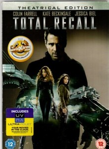 Total Recall (UK DVD with card slipcase) Colin Farrell & Kate Beckinsale