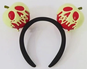 Tokyo Disney Resort Snow White Poison Apple Ears Headband Halloween From Japan - Picture 1 of 2