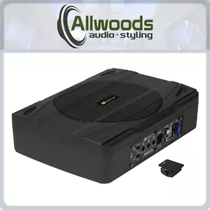 Active subwoofer 200 Watt Amplified Slim Underseat sub box - Picture 1 of 5