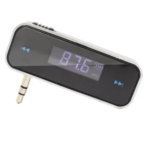 FM Transmitter 3.5mm Audio Wireless Sender Adapter Auto Player Für Smartphone - Picture 1 of 6