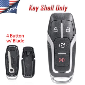 4 Button Smart Car Key Case for Ford Mustang Explorer Edge 2015-2017 Remote Fob - Picture 1 of 9