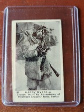 Vintage Antique 1920s NEILSONS Chocolate Trade Card MOVIE STARS 