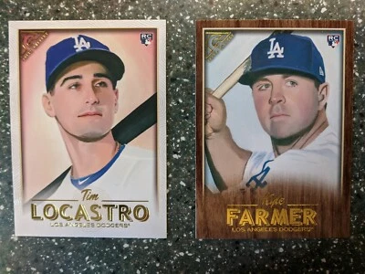 LA Dodgers RCs:Kyle Farmer/Cin. Reds and Tim Locastro/AR. D-Backs**Topps Gallery - Image 1 of 4