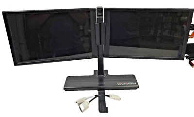 EVGA InterView 1700 17 inch Dual Monitor System - USB Hub Webcam 1440x900 - Image 1 of 4