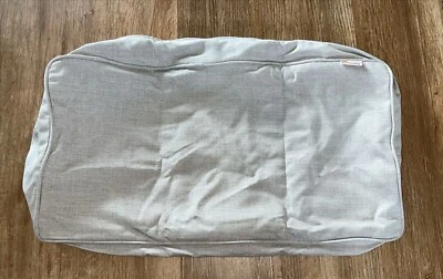 Sunbrella Cushion Cover Light Grey Slipcover for Outdoor Patio Chair 25"x13"x4.5 — 第 1/3 张图片