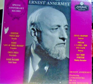 ERNEST ANSERMET SPECIAL ANNIVERSARY ALBUM" LONDON RECORDS ffrrMS4 LP - Picture 1 of 2