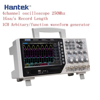 Hantek DSO4254C 4CH Digital Storage Oscilloscope Function Signal Generator 250Mh - Image 1 of 4