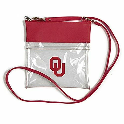 Oklahoma Sooners Clear Gameday Crossbody Bag/Purse Cover