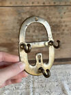Vintage Brass Key Holder Lock Shaped