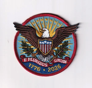 250th Anniversary of the United States Patch - With Hook and Loop, 3.5 inches - Bild 1 von 2