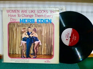 HERB EDEN. WOMEN ARE LIKE SOCKS. CHEESECAKE / GLAMOUR LIVE PUSSYCAT A GO GO LP - Picture 1 of 1