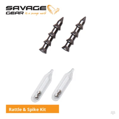 Savage Gear Rattle & Spike Kit - Pike Perch Bass Trout Sea Lure Fishing Tackle - Image 1 of 3